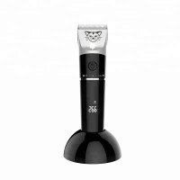 Animal Hair Trimmer Cordless Rechargeable Dog Pet Grooming Clippers Multi Functional LCD Professional Pet Hair Clippers