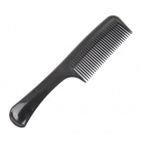 BLACK Hair comb with handle for home use