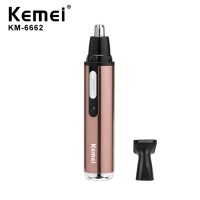 Kemei KM-6511 2 in1 New Nose Hair Trimmer Electric Hair Removal Shaver Clipper Razor Epilator Washable personal Care